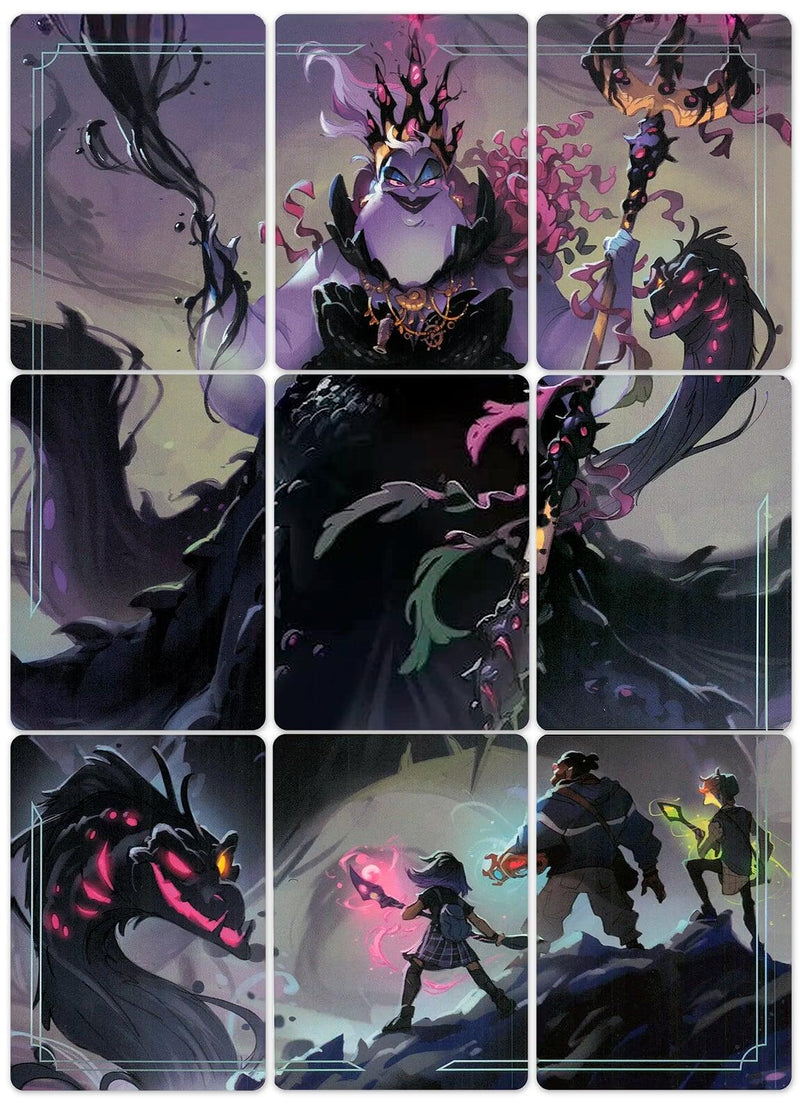 Ursula - Sea Witch Queen Puzzle Insert (Set of 9) (Ursula's Return)