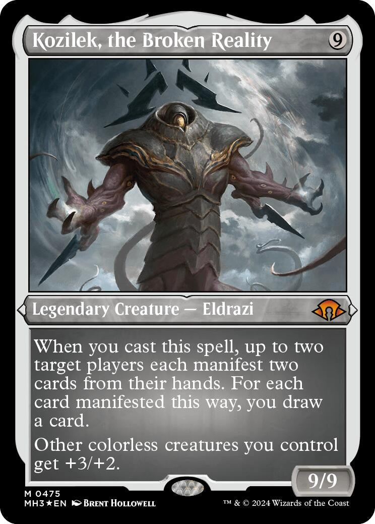 Kozilek, the Broken Reality (Foil Etched) (475) (Modern Horizons 3)