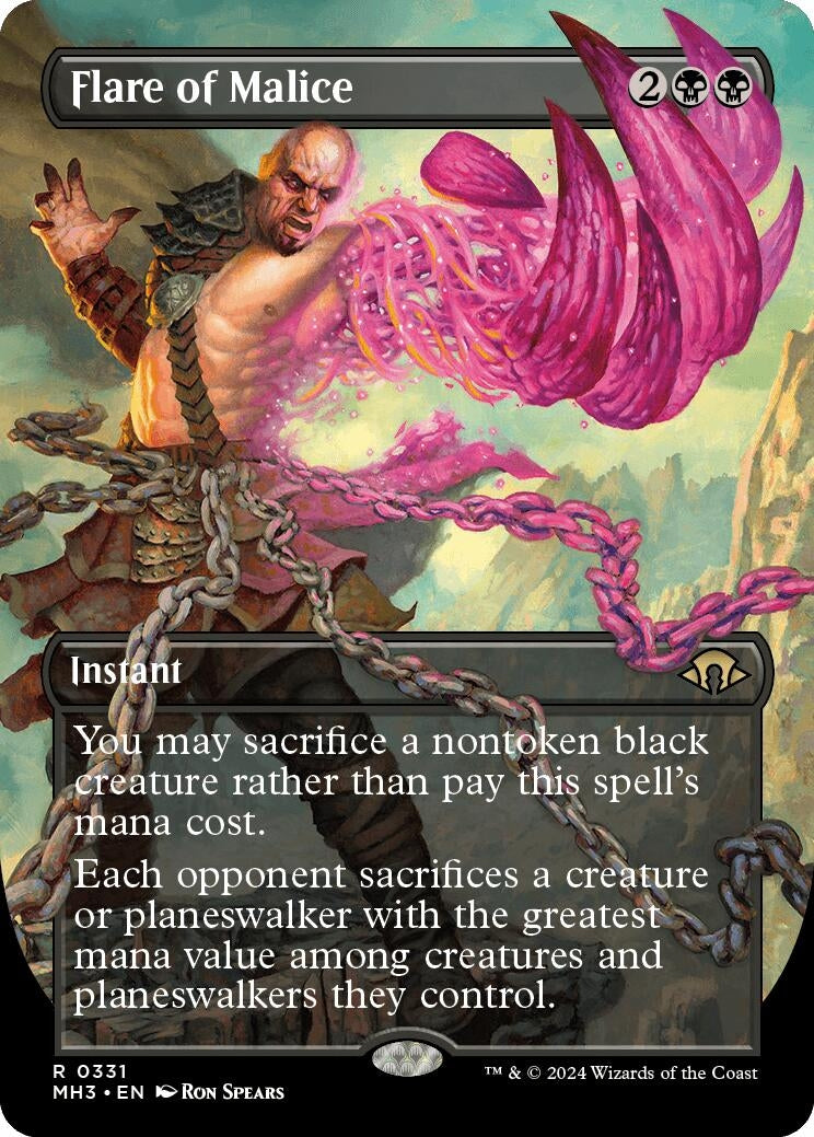 Flare of Malice (Borderless) (331) (Modern Horizons 3)