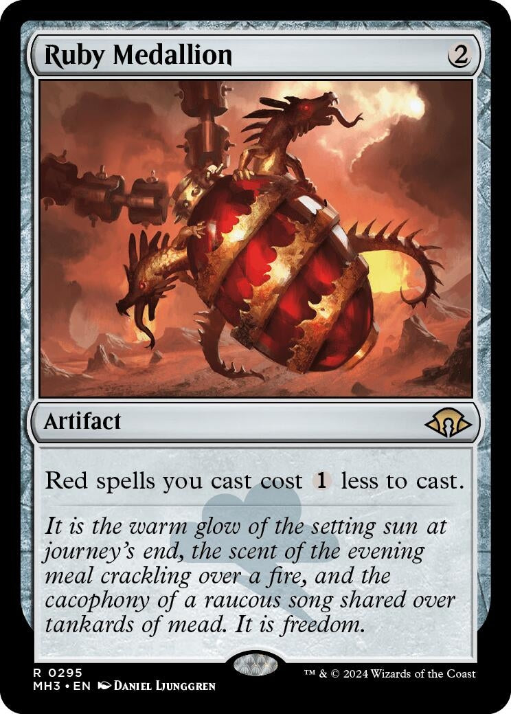 Ruby Medallion (295) (Modern Horizons 3)