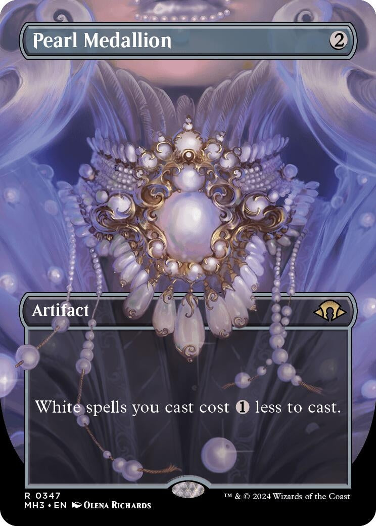 Pearl Medallion (Borderless) (347) (Modern Horizons 3)