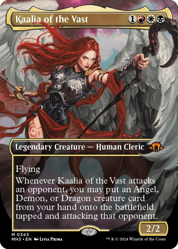 Kaalia of the Vast (0343) (Borderless) (343) (Modern Horizons 3)