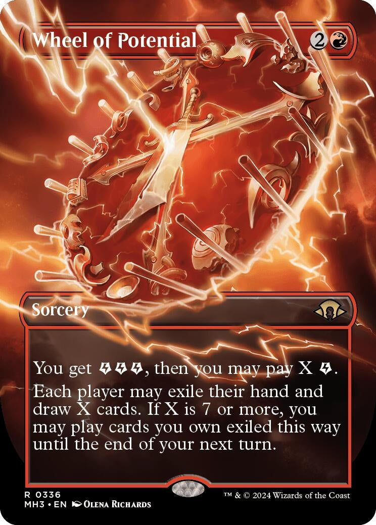 Wheel of Potential (Borderless) (336) (Modern Horizons 3)