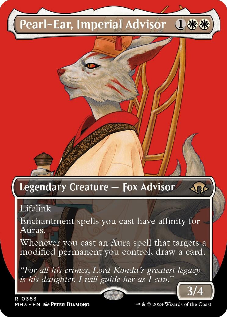 Pearl-Ear, Imperial Advisor (Borderless) (363) (Modern Horizons 3)