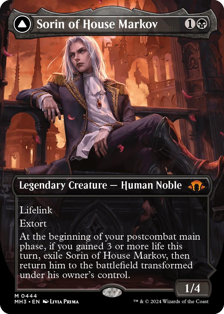 Sorin of House Markov (Borderless) (444) (Modern Horizons 3) (MH3)