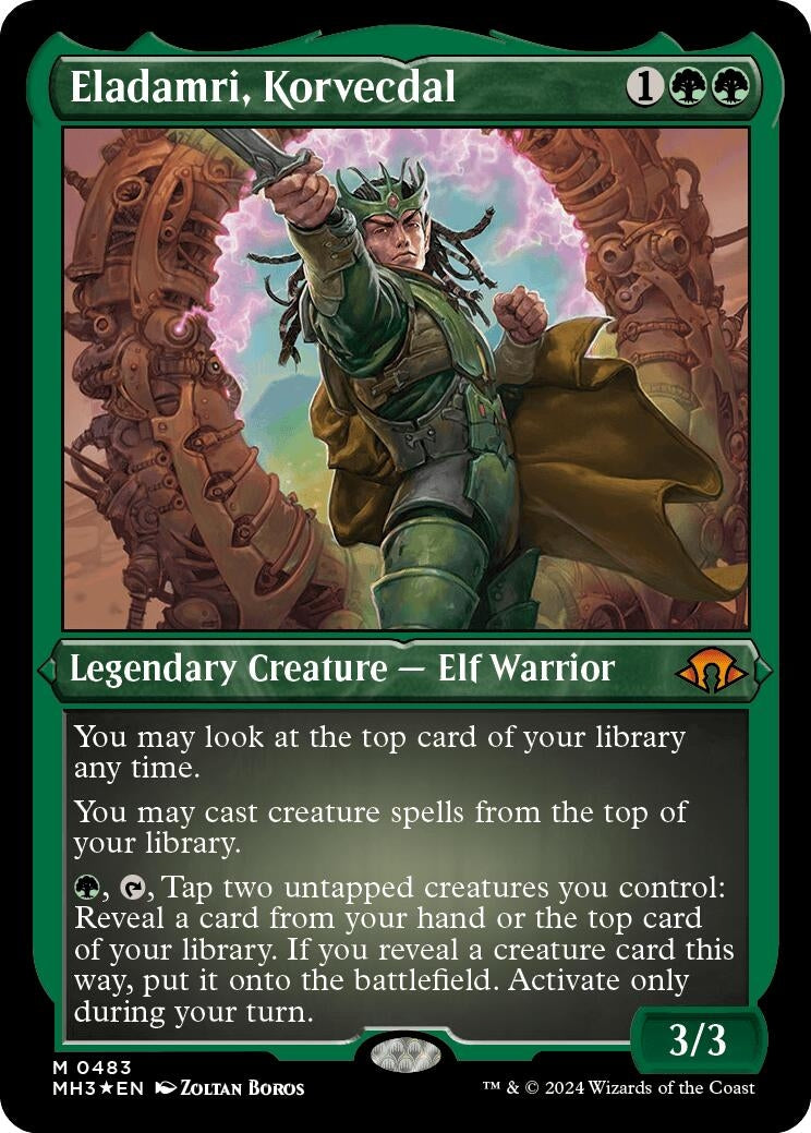 Eladamri, Korvecdal (Foil Etched) (483) (Modern Horizons 3)