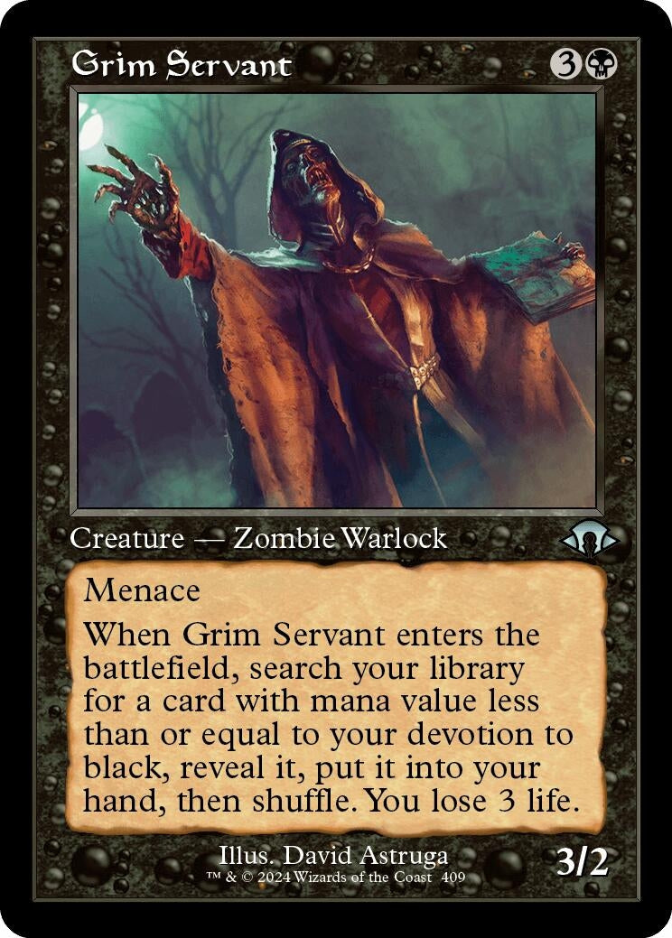 Grim Servant (Retro Frame) (409) (Modern Horizons 3)