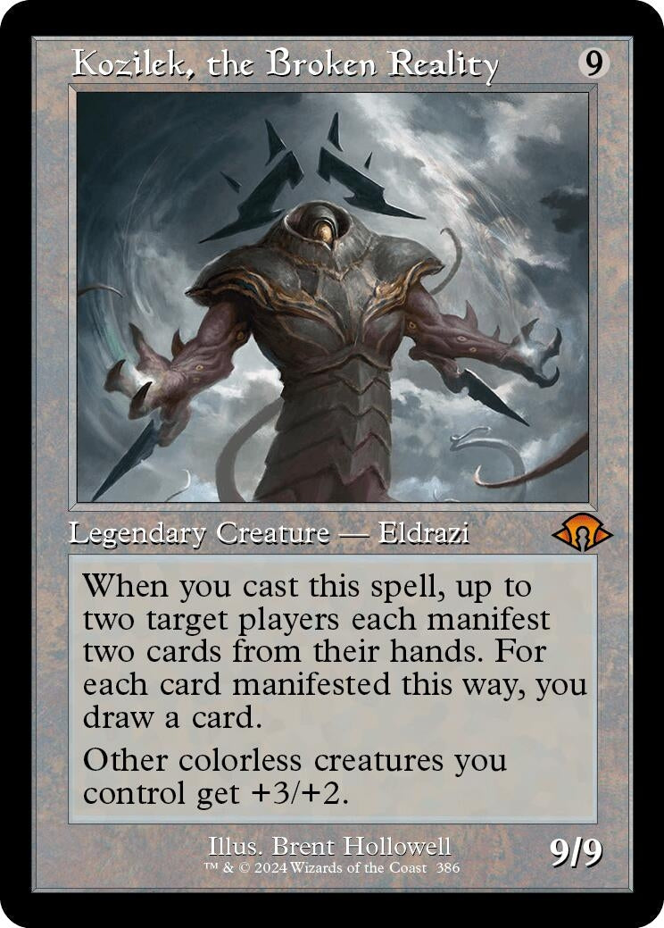 Kozilek, the Broken Reality (Retro Frame) (386) (Modern Horizons 3)