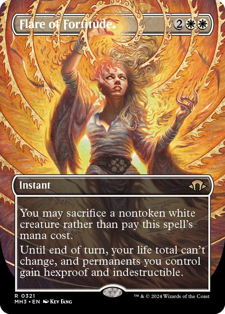 Flare of Fortitude (Borderless) (321) (Modern Horizons 3)