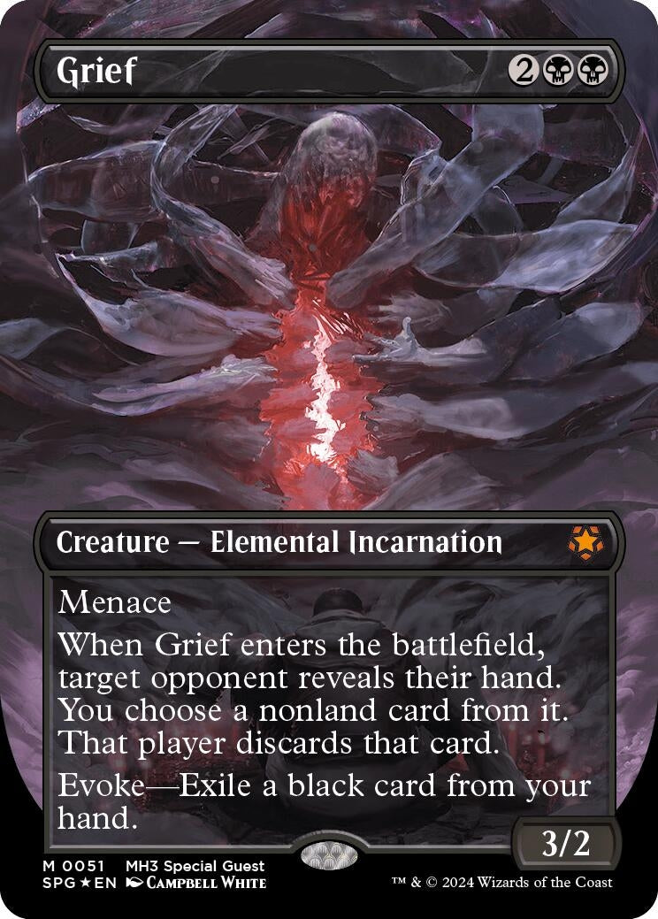 Grief (Borderless) (Textured Foil) (51) (Special Guests)