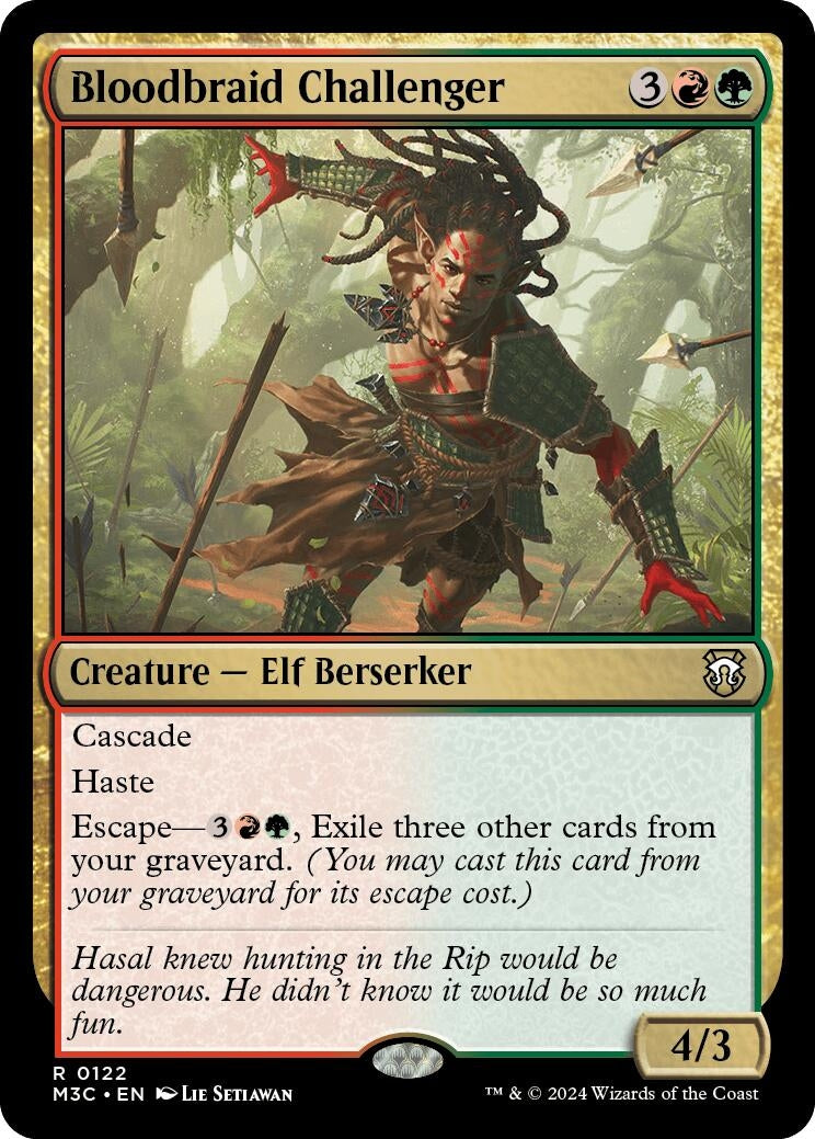 Bloodbraid Challenger (122) (Commander: Modern Horizons 3)