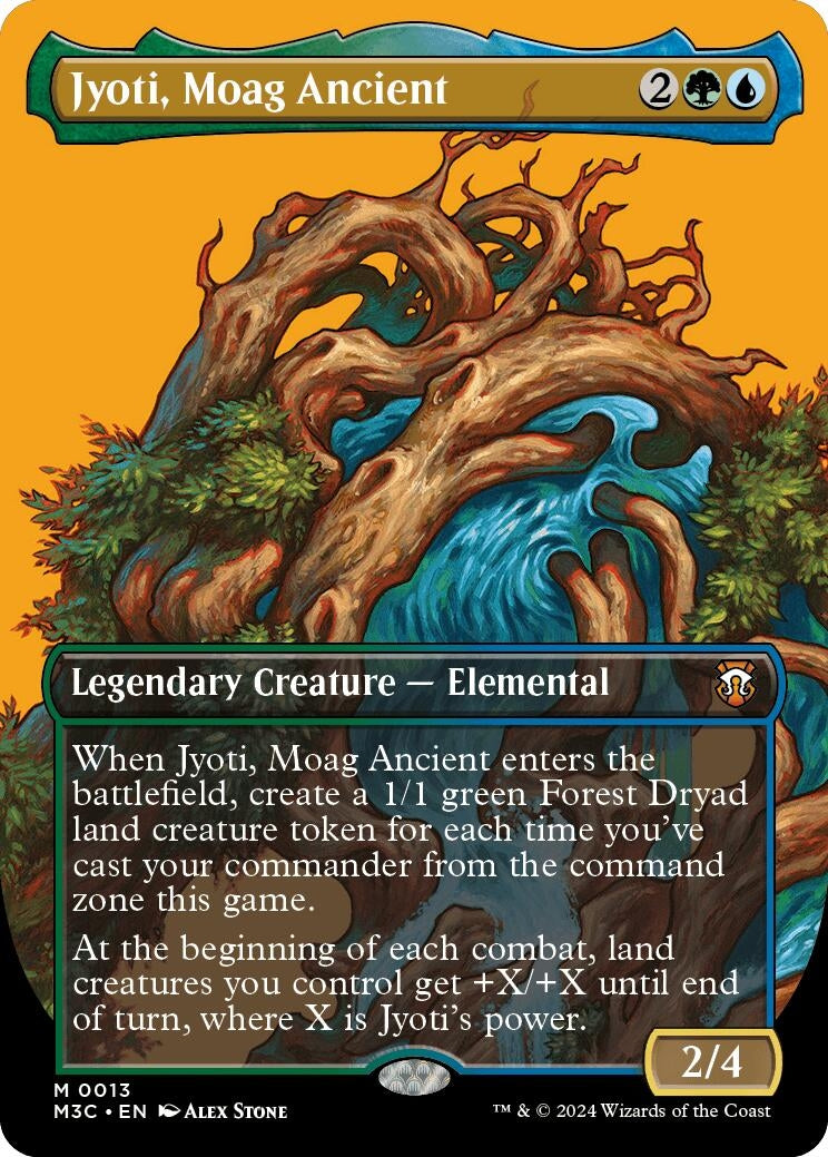 Jyoti, Moag Ancient (Borderless) (13) (Commander: Modern Horizons 3)
