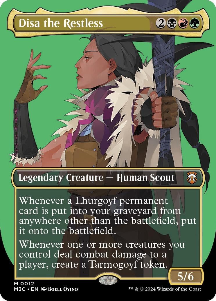 Disa the Restless (Borderless) (12) (Commander: Modern Horizons 3)