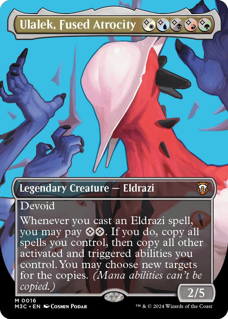 Image for Ulalek, Fused Atrocity (Borderless) (16) - Magic: The Gathering