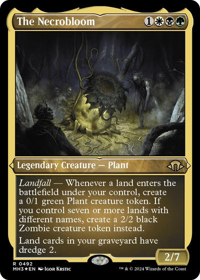 The Necrobloom (Foil Etched) (492) (Modern Horizons 3)