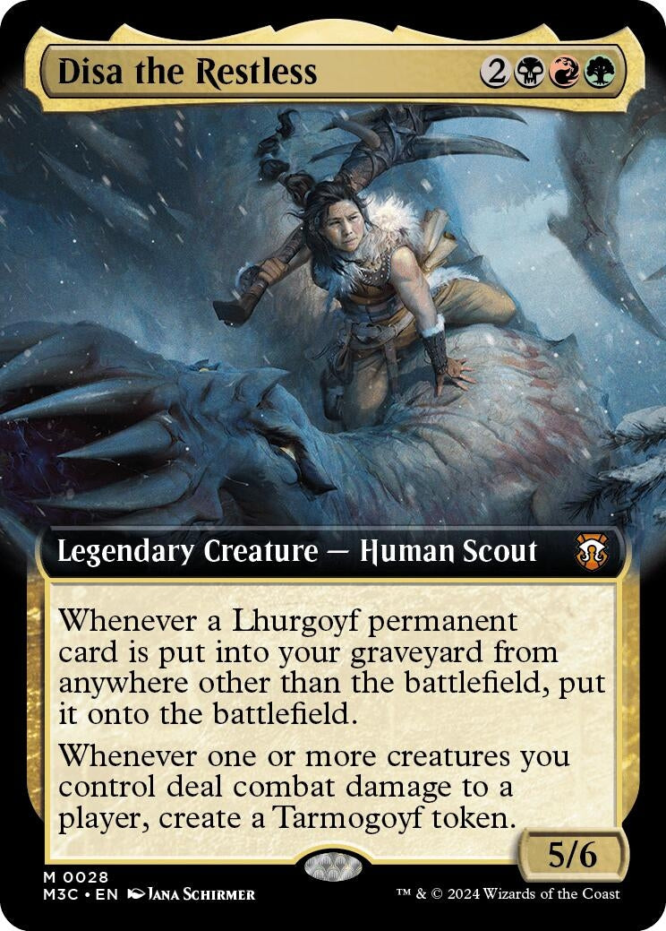 Disa the Restless (Extended Art) (28) (Commander: Modern Horizons 3)