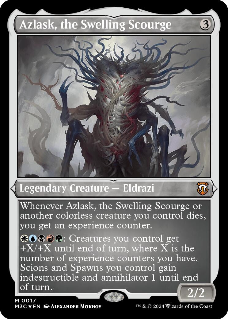 Azlask, the Swelling Scourge (Foil Etched) (17) (Commander: Modern Horizons 3)