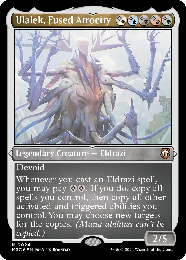 Image for Ulalek, Fused Atrocity (Foil Etched) (24) - Magic: The Gathering