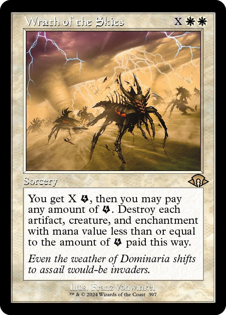Image for Wrath of the Skies (Retro Frame) (397) - Magic: The Gathering