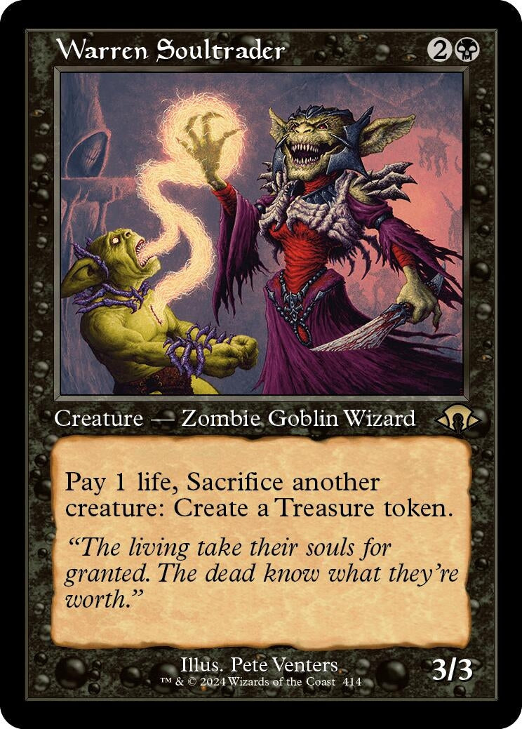 Warren Soultrader (Retro Frame) (414) (Modern Horizons 3)
