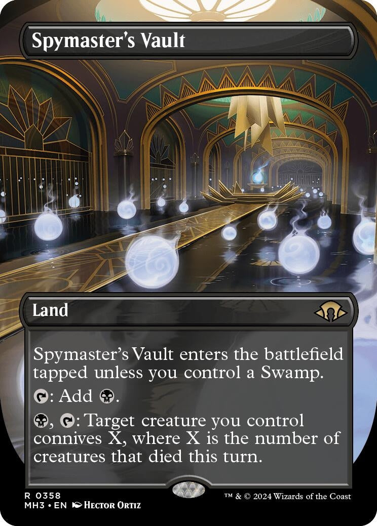 Spymaster's Vault (Borderless) (358) (Modern Horizons 3)