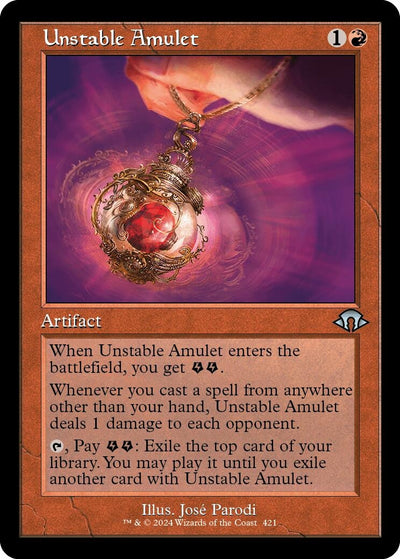 Unstable Amulet (Retro Frame) (421)