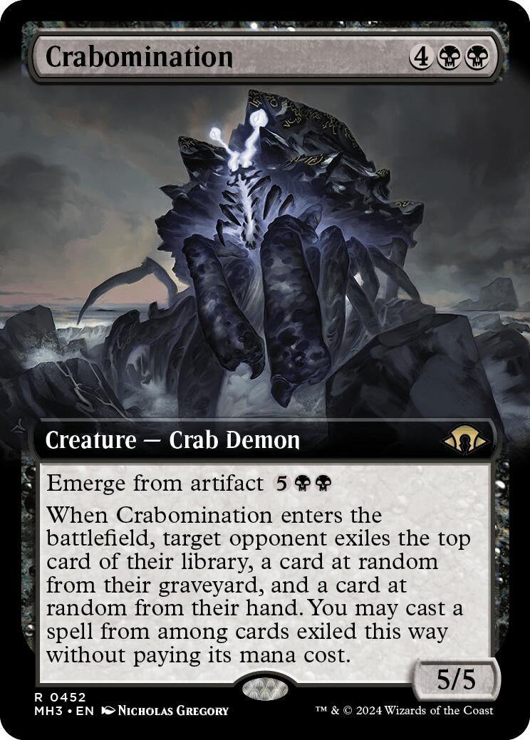 Crabomination (Extended Art) (452) (Modern Horizons 3)