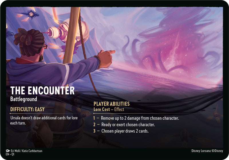 The Encounter // A Dark Realm - Battleground (Oversized) (Illumineer's Quest: Deep Trouble)
