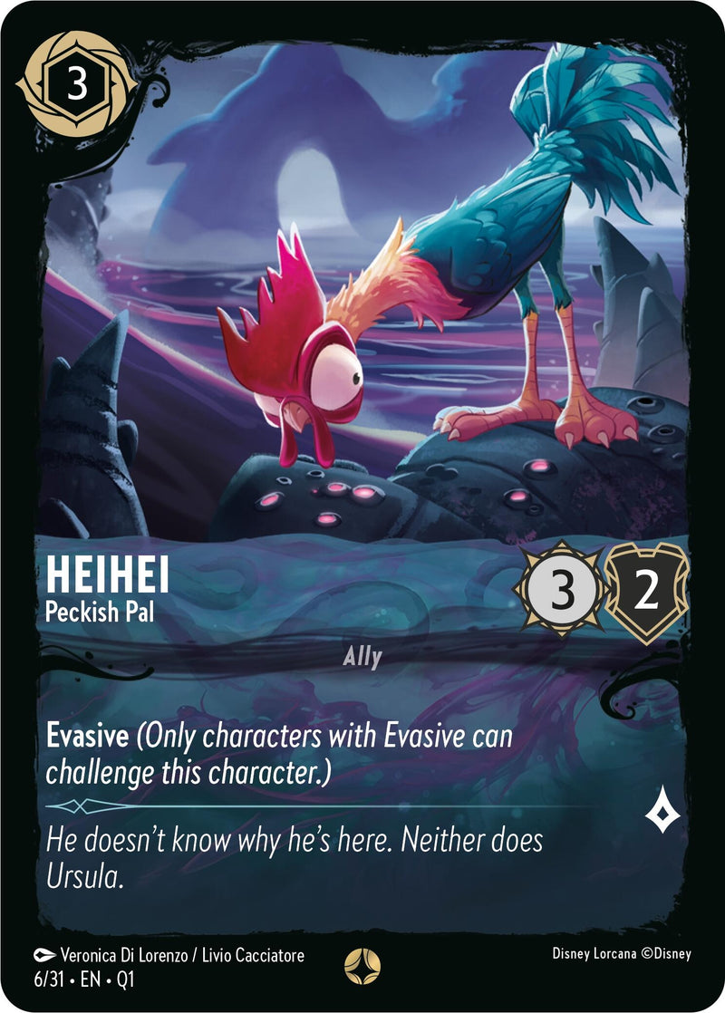 Image for HeiHei - Peckish Pal (6/31) (Illumineer's Quest: Deep Trouble) - Disney Lorcana