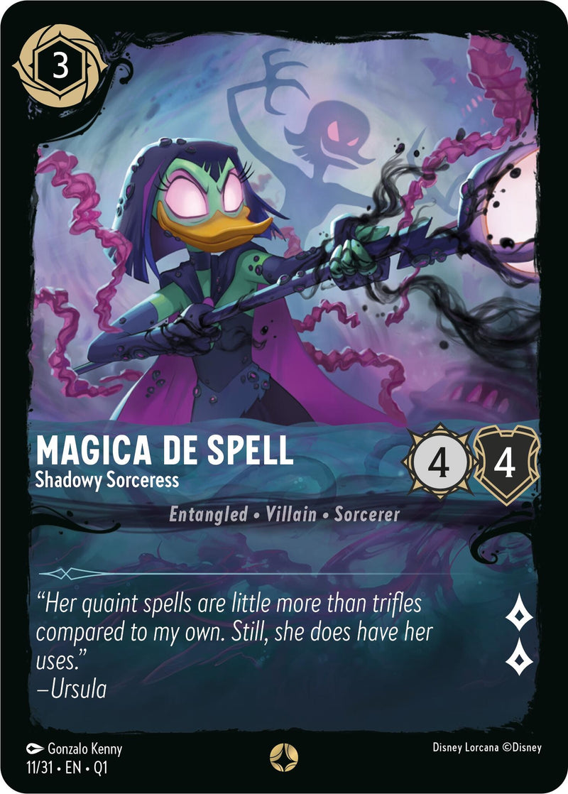 Magica De Spell - Shadowy Sorceress (11/31) (Illumineer's Quest: Deep Trouble)