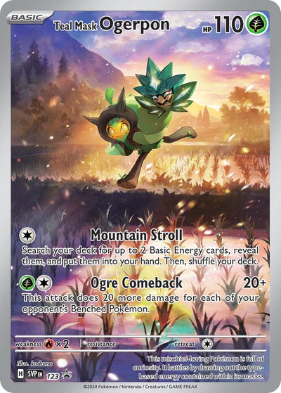 Teal Mask Ogerpon - 123 (123) (SV: Scarlet & Violet Promo Cards)