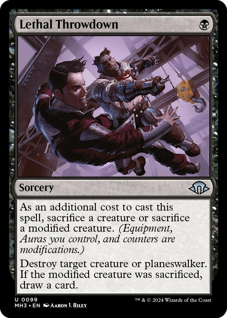 Lethal Throwdown (99) (Modern Horizons 3)
