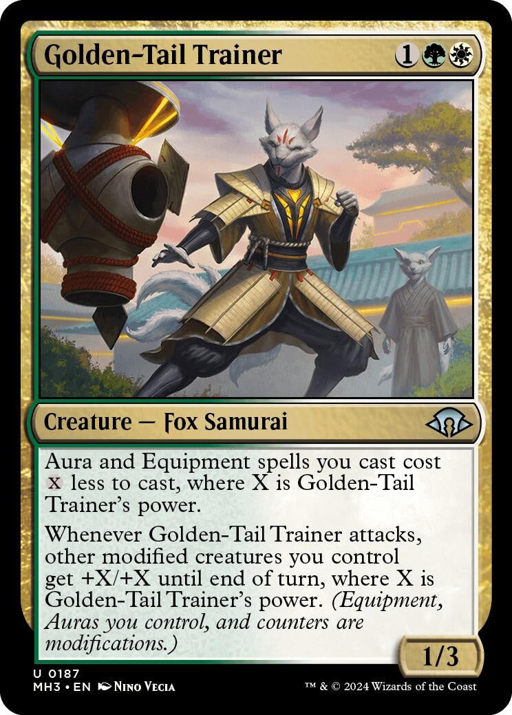 Golden-Tail Trainer (187) (Modern Horizons 3)