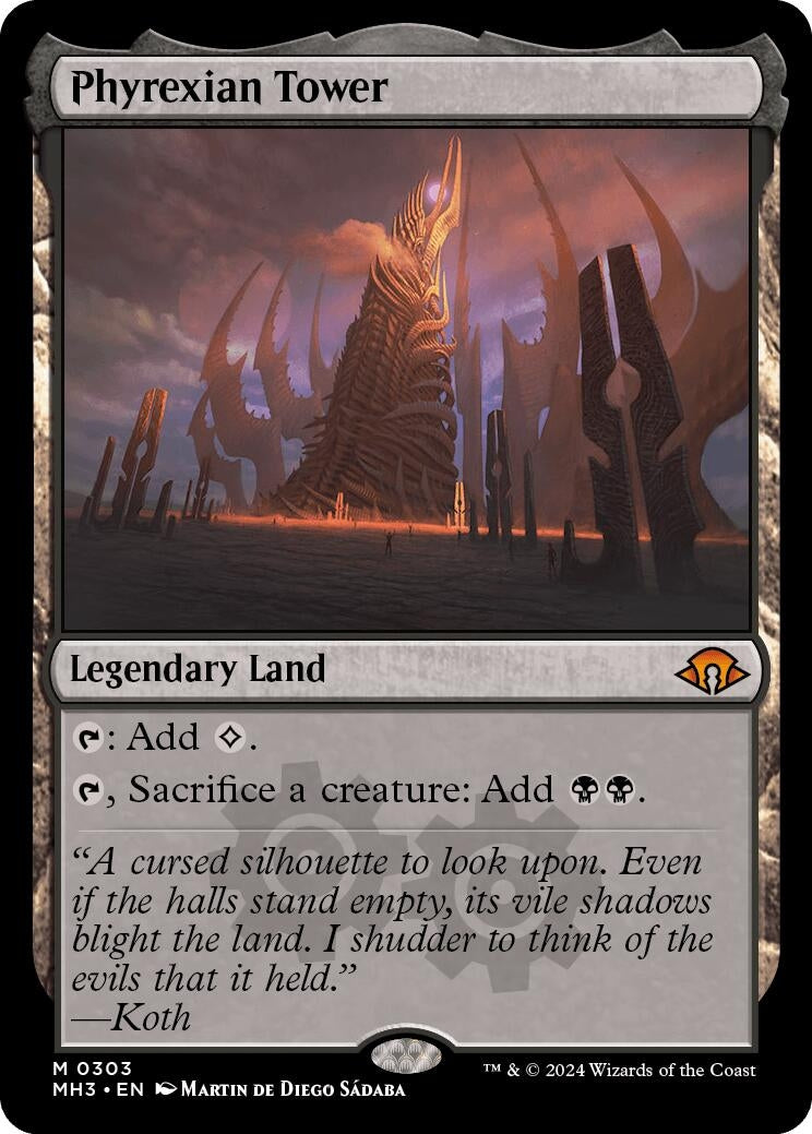 Phyrexian Tower (303) (Modern Horizons 3) (MH3)