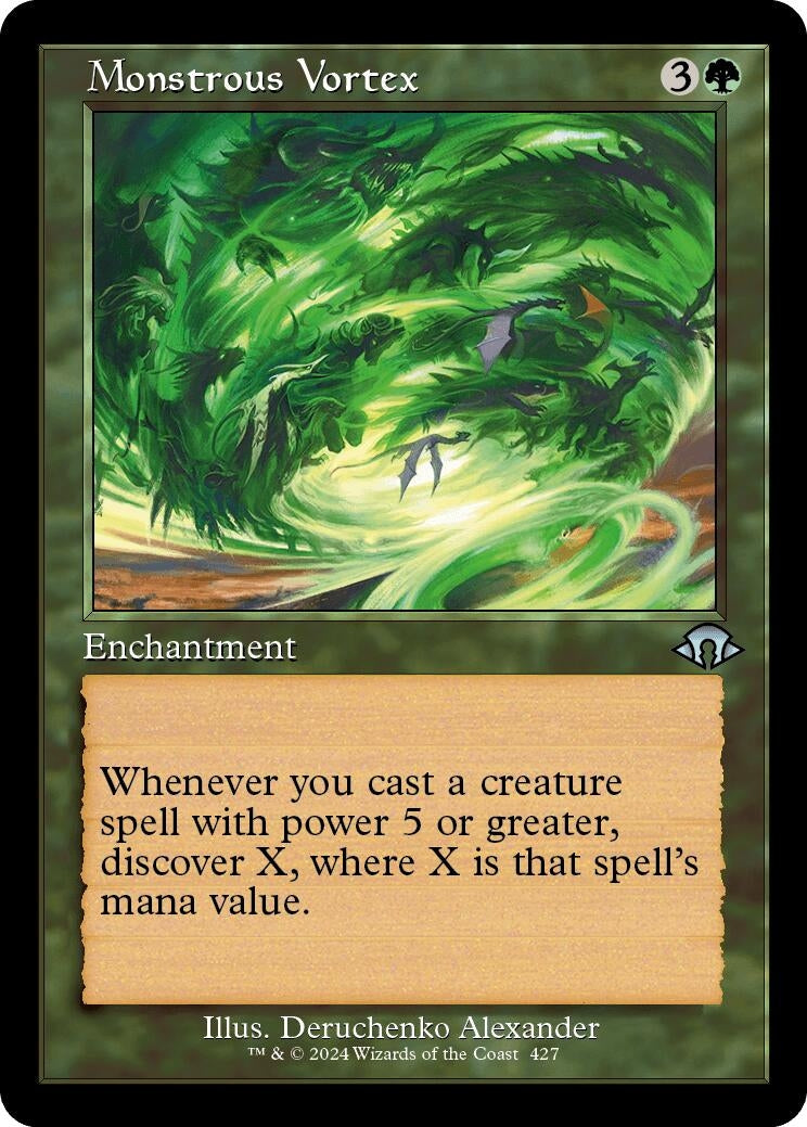 Monstrous Vortex (Retro Frame) (427) (Modern Horizons 3)