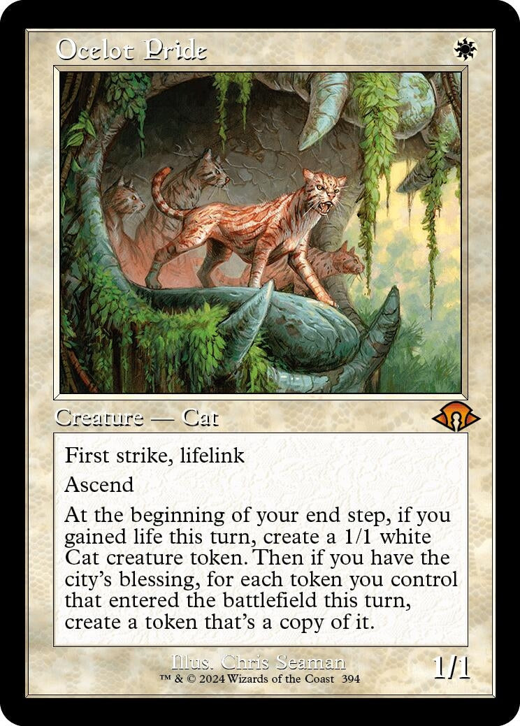 Ocelot Pride (Retro Frame) (394) (Modern Horizons 3)