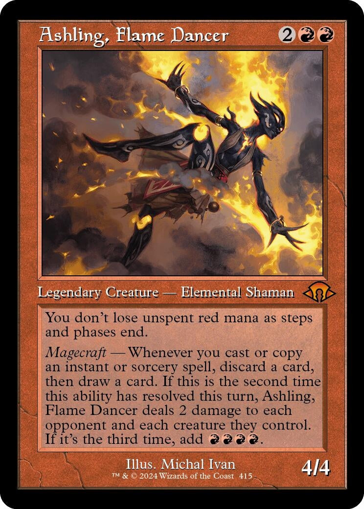 Ashling, Flame Dancer (Retro Frame) (415) (Modern Horizons 3)
