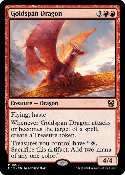 Goldspan Dragon (212) (Commander: Modern Horizons 3)