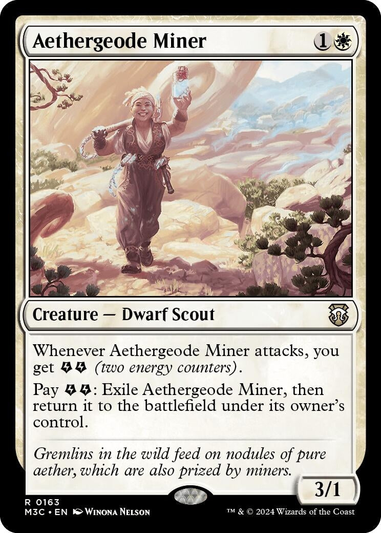 Aethergeode Miner (163) (Commander: Modern Horizons 3)