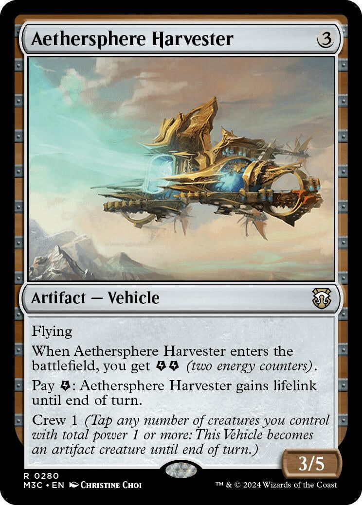 Aethersphere Harvester (280) (Commander: Modern Horizons 3)