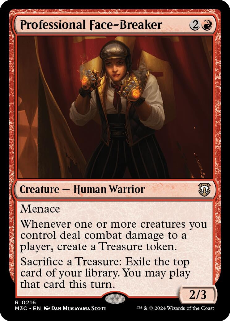 Professional Face-Breaker (216) (Commander: Modern Horizons 3)