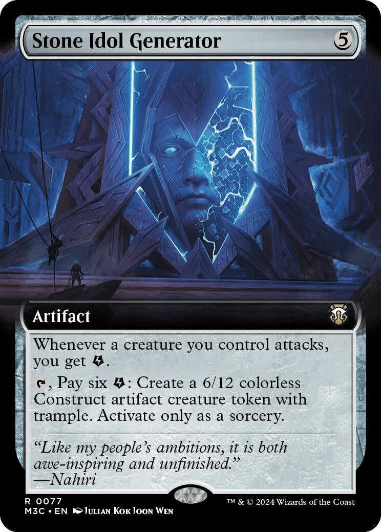 Stone Idol Generator (Extended Art) (77) (Commander: Modern Horizons 3)