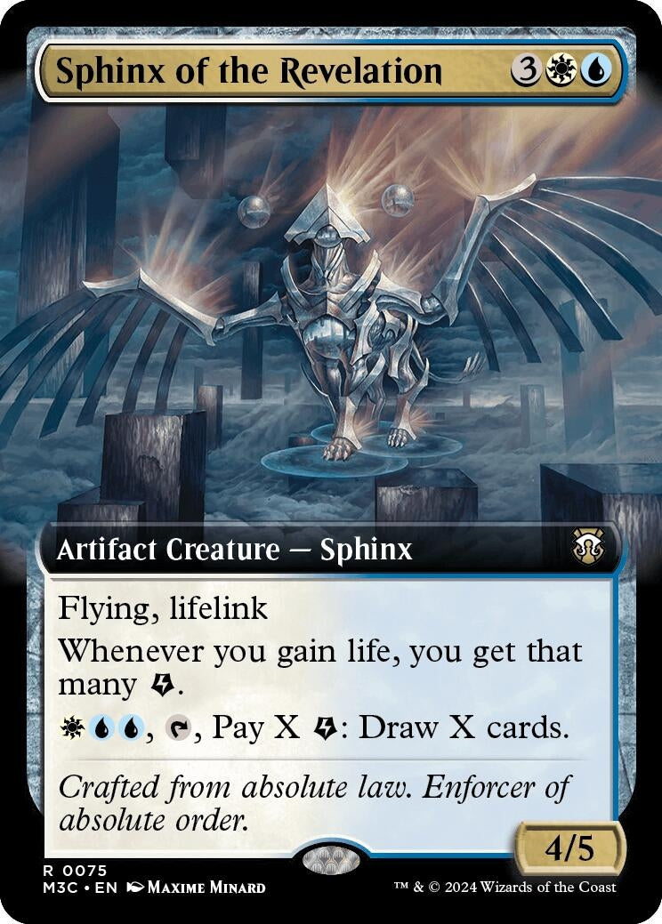 Sphinx of the Revelation (Extended Art) (75) (Commander: Modern Horizons 3)