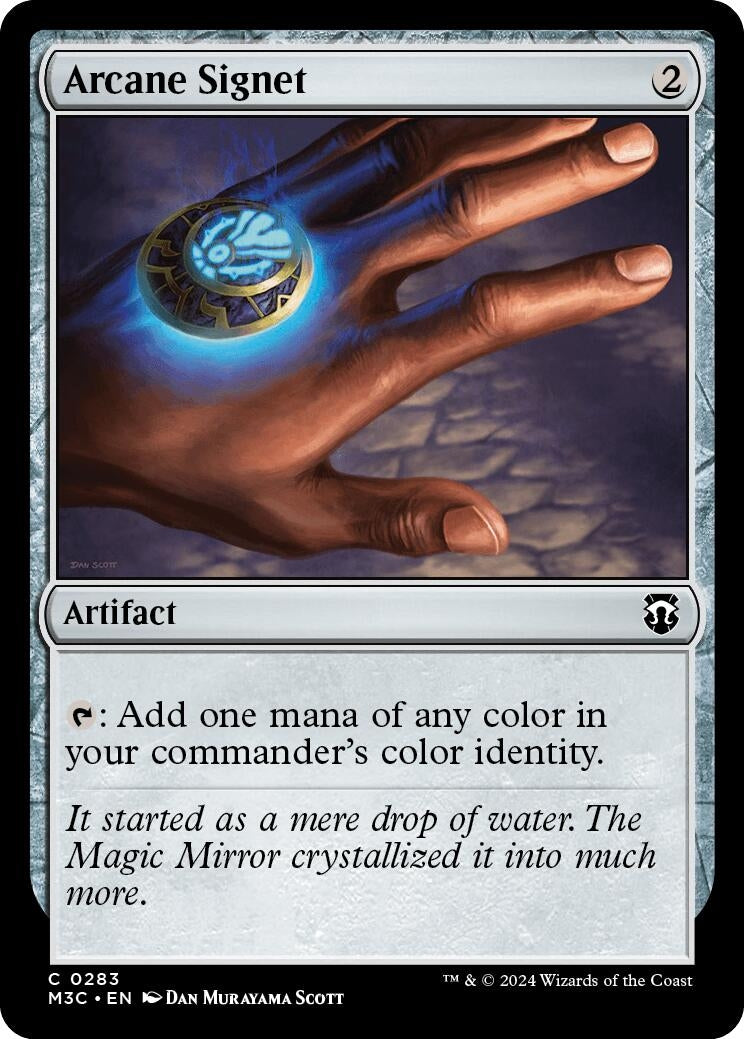 Arcane Signet (Ripple Foil) (283) (Commander: Modern Horizons 3)