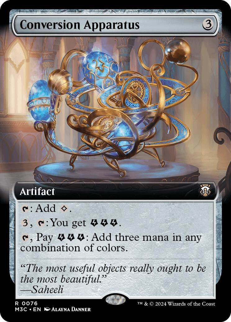 Conversion Apparatus (Extended Art) (Ripple Foil) (76) (Commander: Modern Horizons 3)