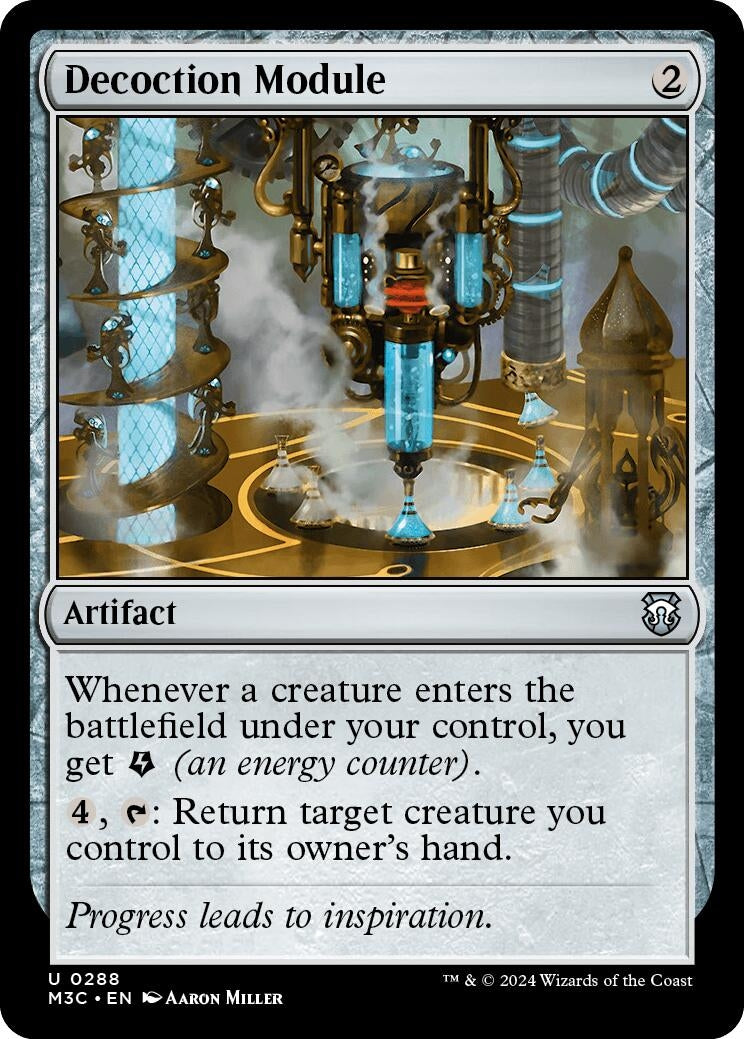 Decoction Module (Ripple Foil) (288) (Commander: Modern Horizons 3)