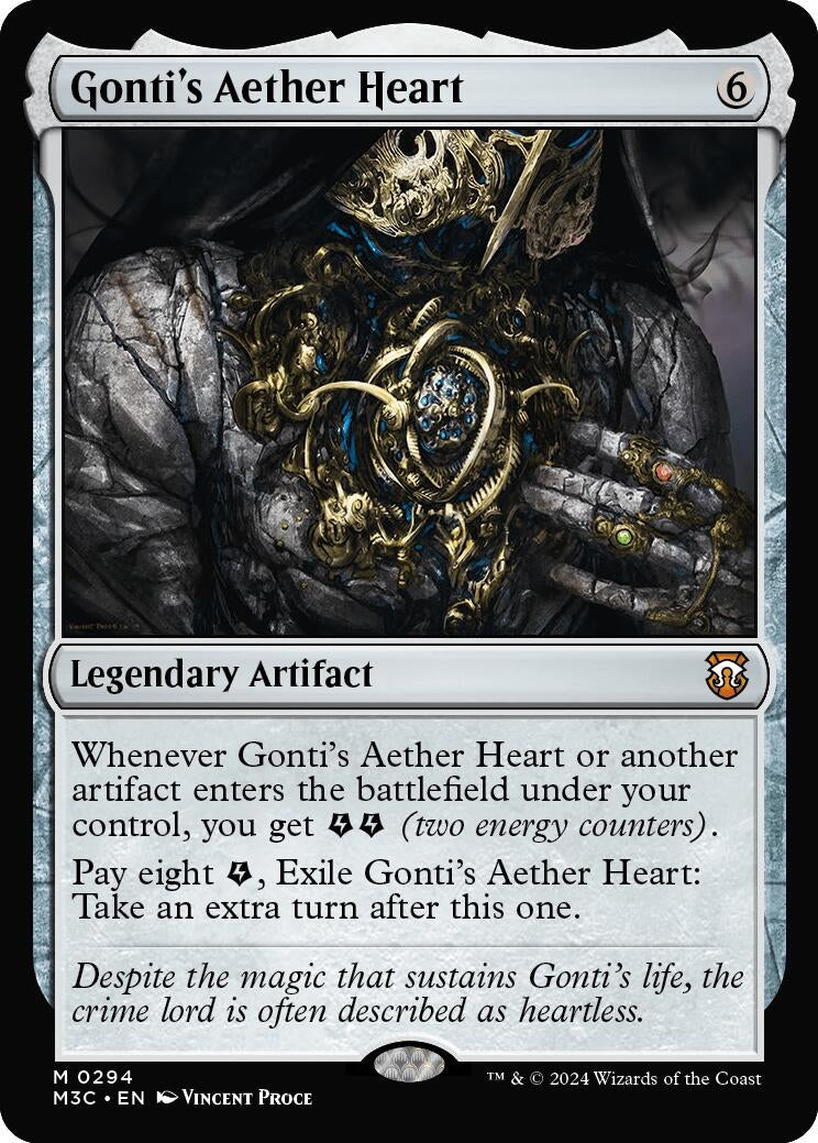 Gonti's Aether Heart (Ripple Foil) (294) (Commander: Modern Horizons 3)