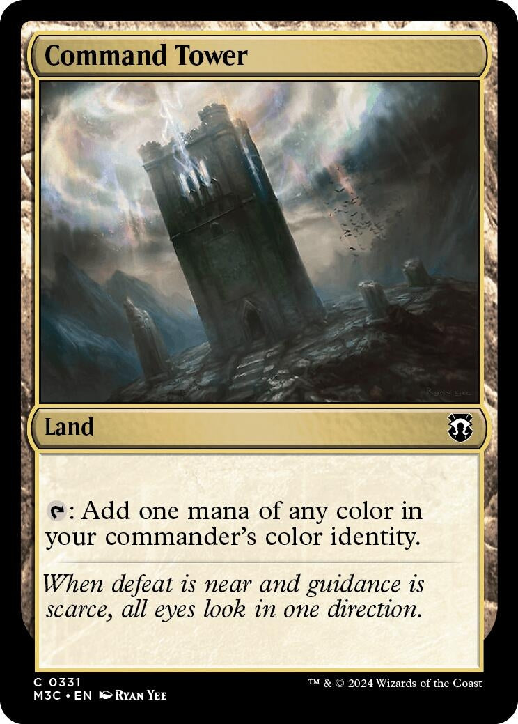 Command Tower (Ripple Foil) (331) (Commander: Modern Horizons 3)