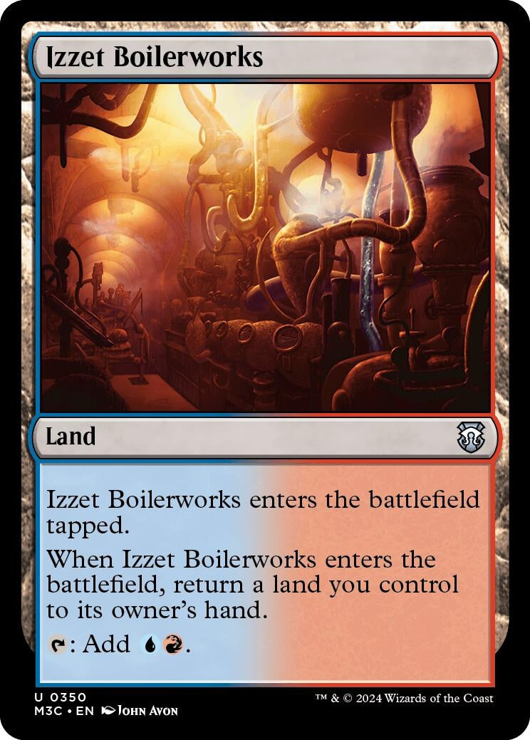 Izzet Boilerworks (Ripple Foil) (350) (Commander: Modern Horizons 3)