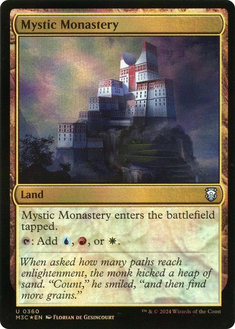 Mystic Monastery (Ripple Foil) (360) (Commander: Modern Horizons 3)